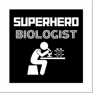 Superhero Biologist Posters and Art